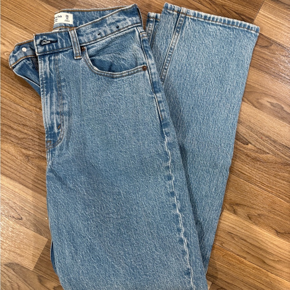 Abercrombie & Fitch Light Blue Straight Jeans